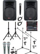 Resim Lastvoice Ample Classy-Paket-2 Aktif hoparlör ve Mixer Full Ses Sistemi Seti 