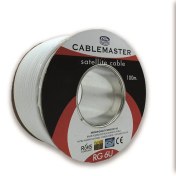 Resim Cablemaster 100 mt 64 Tel Rg6 U4 Bakır Alışımlı Medıum Plus CM-103 Tr Makaralı Kablo 