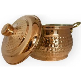 Resim Efemir Bakır Mini Güveç Tencere No: 2 