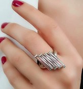 Resim OSESHOP Pembe Zirkon Taşlı Italyan Tasarımı Gümüş Piatti Yüzük 