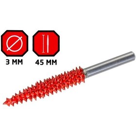 Resim Rox Wood 0276 Karbür Uzun Konik Çam Tip Ahşap Şekillendirme Törpü 