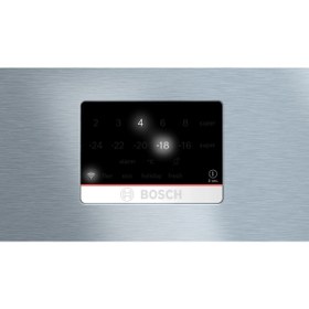 Resim Bosch Serie 8 Alttan Donduruculu Buzdolabı 186 X 75 cm Kolay Temizlenebilir Inox 