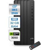 Resim Hp 290 Pro G9 Intel I5-13400 32GB 1tb SSD 6GB/RTX3050 Freedos Masaüstü Bilgisayar RTB6JD6ESF13+ZETTAUSBBELLEK 
