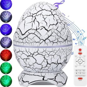 Resim Ilkeshop Gece Lambası Yumurta Işık Speaker Yeni Nesil Dinozor Yumurtası Görünümlü Çok Renkli 22466088 
