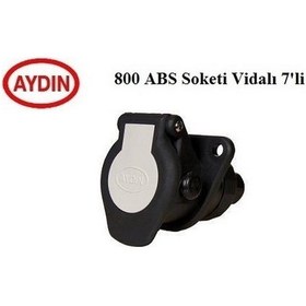 Resim AYDIN TIR ABS-EBS SOKETİ (RÖMORK FİŞİ) (7'Lİ DİŞİ) (BEYAZ KAPAKLI) 