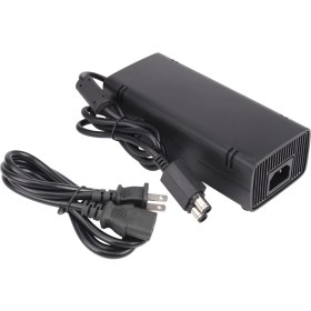 Resim Steldalar Xbox 360 Slim Için Ac Adaptör Güç Kaynağı Tuğla Güç Kaynağı 135W Güç Kaynağı Şarj Kablosu Xbox 360 Slim Konsol Için 100-120V-SIYAH Abd Tak (Yurt Dışından) 