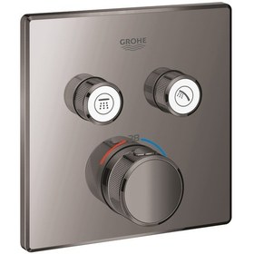 Resim Grohtherm Smartcontrol GRH29124A00 Çift Valfli Akış Kontrollü Ankastre Termostatik Duş Bataryası Diğer 