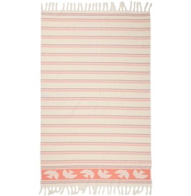 Resim Özdilek Birds Peştamal Banyo Havlusu 90x150 Cm Somon 