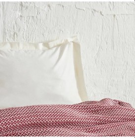 Resim Levi Bordo Çift Kişilik Pike Bordo 