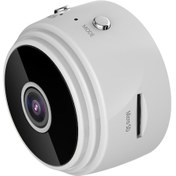 Resim Honmex Beyaz A9 Kamera: 1080p Hd, İzleyici Hareket Algılama, Kablosuz Wifi, Usb Şarj Edilebilir, Ev/çocuk/güvenlik İzleme 