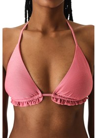Resim Penti Denisse Ruffle Triangle Bikini Üstü 