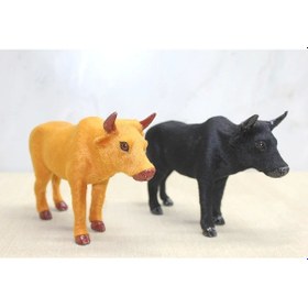 Resim Tüylü Boğa Figürü Alk3060 