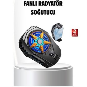 Resim Oyun Telefonu Soğutucu Fan Sessiz Ve Kompakt Mobil Soğutma Cihazı 