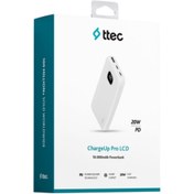 Resim Ttec 10.000 mah Powerbank ChargeUp Pro LCD 20w hızlı şarj pawerbank 10000 mah 
