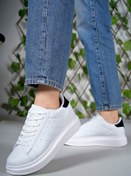 Resim Riccon Kadın Sneaker 0012156 Beyaz Siyah Cilt 