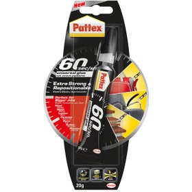 Resim Pattex 60 Saniye Hızlı Yapıştırıcı 20 Gr 