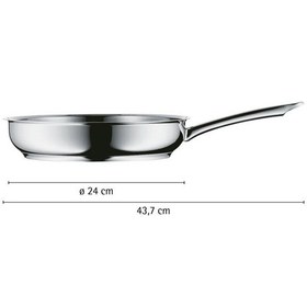 Resim Wmf Profi Cromargan Tava 24 Cm Siyah 