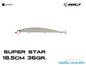 Resim Wily Super Star 18.5cm 36gr. (Sinking) No:46 