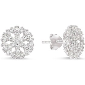 Resim Gümüş Kartaneli Küpe G181KPR3 AltınSepeti 