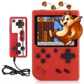 Resim Didadodo 400 Klasik Oyunlu Taşınabilir Oyun Konsolu - 2 Oyuncu, Şarj Edilebilir Kırmızı - Tv Bağlantılı, Kolay Kullanım 