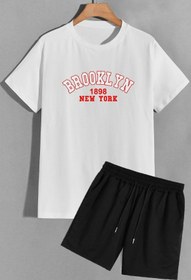 Resim trendypassion Brooklyn Şort T-shirt Eşofman Takımı 