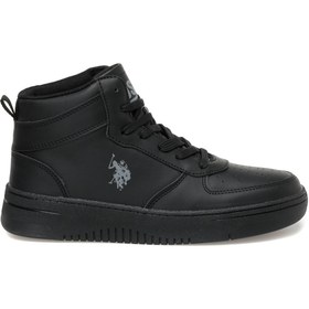 Resim U.S Polo Assn. ARISTO HI WMN 2PR 101163662 Kadın Sneaker Ayakkabı Siyah 36-40 100 Orginal Ürün Hızlı Kargo