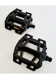 Resim Bisiklet Pedal Takım Geniş Model Bilyalı Siyah 