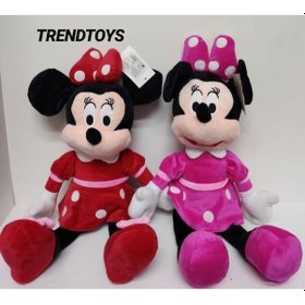 Resim Minnie Mouse Peluş Oyuncak 50 Cm Kırmızı 