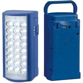 Resim Well Power Şarjlı Çok Fonksiyonlu Güçlü Işıldak, 24 Led, 80 Saat, Powerbank Kamp Lambası Usb Şarj Çı 