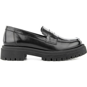 Resim Muya Suave Anatomik Taban Hakiki Deri Kadın Ayakkabı Siyah 