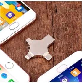 Resim Hobilinka Otg 4in1 Cep Telefonu Çok Fonksiyonlu USB Flash Bellek 64 GB Type-C, Micro Sd ve Kart Okuyucu 