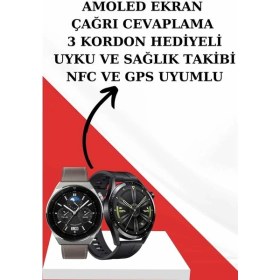 Resim Zero Land Hnrlishp Kablosuz Bluetooth Kulaklık ve Kordon Hediyeli Akıllı Saat Nabız Ölçer Uzun Pil Ömrü 