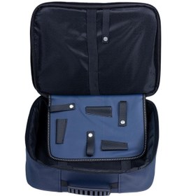 Resim Kuaför Berber Deri Malzeme Çantası Lacivert 