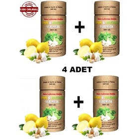 Resim Nurs Limon & Maydanoz & Sarımsak Kürü Soft Jel 4 X 60 Kapsül 