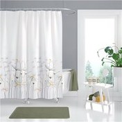 Resim Afeks Home Baskılı 180x200 cm Polyester Banyo Perdesi (AFEKSHOME.10011) 