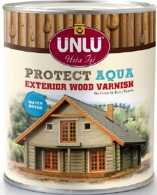 Resim Ünlü Protect Aqua Su Bazlı Dış Cephe Vernik 1L 