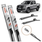 Resim Vw Amarok Muz Silecek Süpürge Takımı Bosch Aeroeco 2013-2019 
