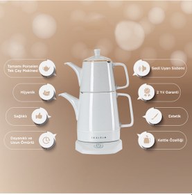 Resim Desınıa Porselen 1Lt. Gri Çay Makinesi 