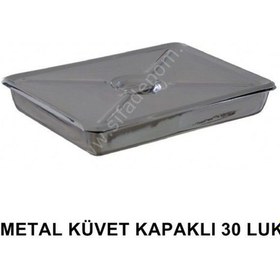 Resim Metal Küvet Kapaklı 30 Luk 