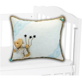 Resim Süslebabypartystore Takı Yastığı, Keten Kumaş - Erkek Bebek Çok Renkli 