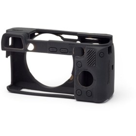 Resim EasyCover Sony A6000 / A6100 / A6300/a6400 Silikon Kılıf (siyah) 