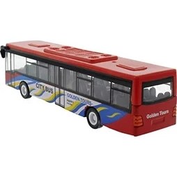 Resim Esranın Dünyası Kırmızı Metal Otobüs 632-27 