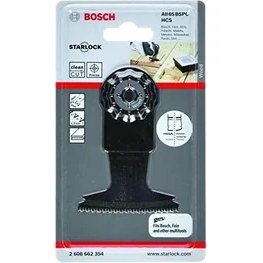 Resim Aesco Professional Professional Için Tauchsaegeblatt Sert Ahşap (Çok Amaçlı Alet Starlock) Aıı 65 Bspc 