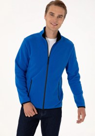 Resim U.S. Polo Assn. Erkek Regular Fit Saks Polar Örme Hırka 50313779-VR032 
