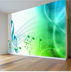 Resim Müzik Notaları Duvar Posteri (552878900) 
