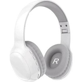 Resim Azemax Piranha 2216 Beyaz Bluetooth Kulak Üstü Kulaklık / Ios & Android Uy 