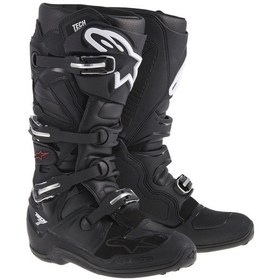 Resim Alpinestars Tech 7 Kros Motosiklet Botu Siyah 