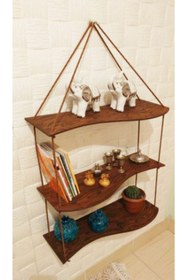 Resim Duvar Raf Kitaplık Çiçeklik Üçlü Raf Çocuk Odası Raf 