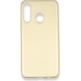 Resim Smody Huawei P30 Lite Kılıf Ultra Elastik Silikon Rubber Premier Gold 