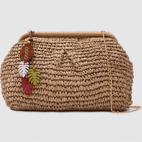 Resim OGGO Hasır Large Clutch & Çapraz Çanta 